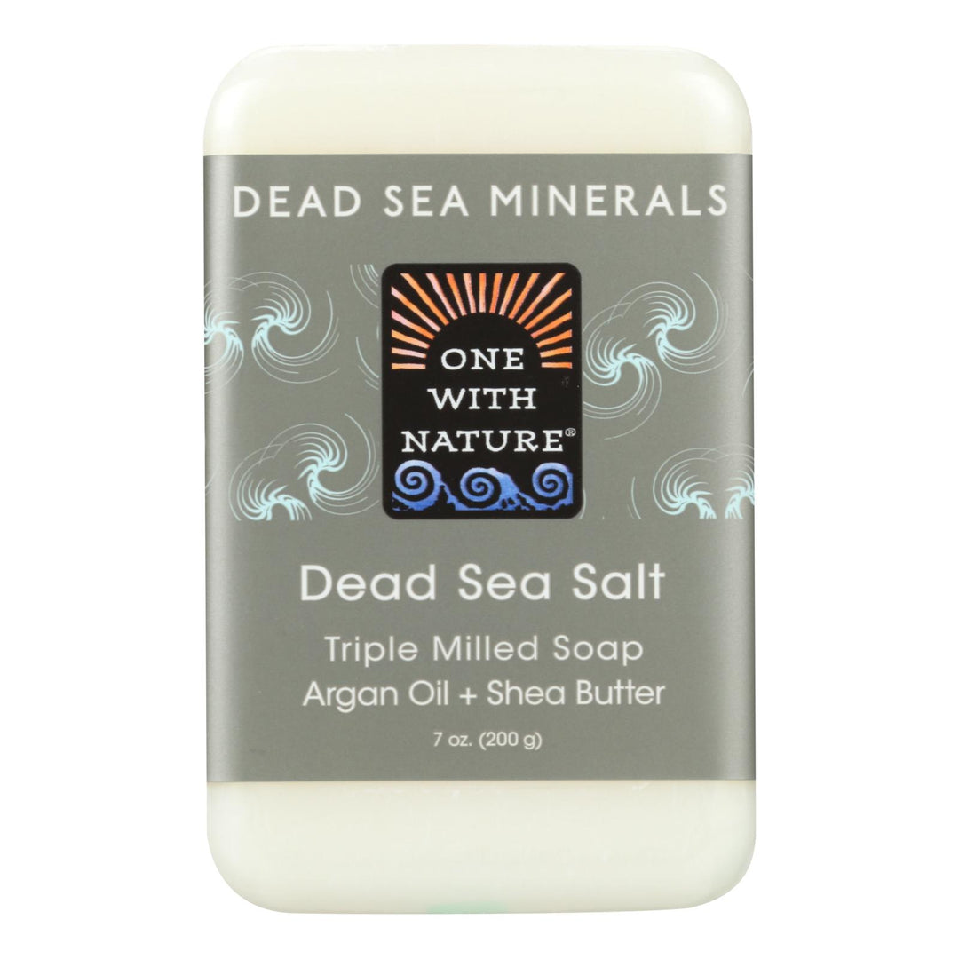 One With Nature Dead Sea Mineral Dead Sea Salt Soap - 7 Oz - Maras Green